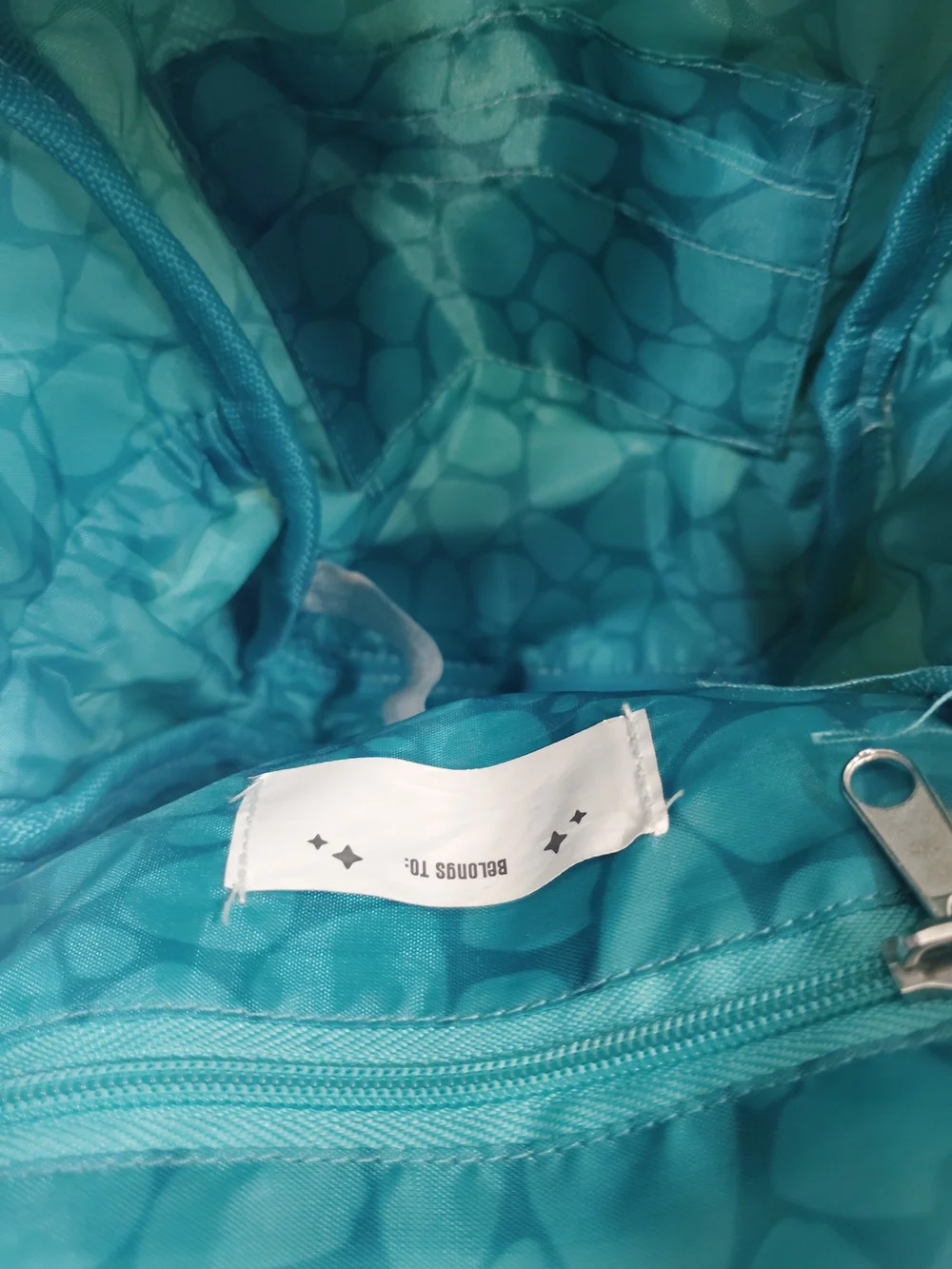 Own Your Magic Kids White Sling Bag with Colorful Patch Accents